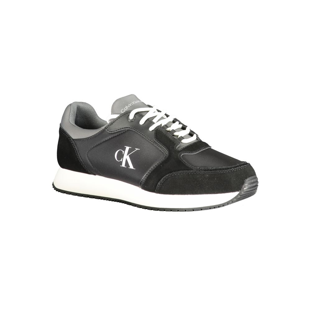 Zapatillas Calvin Klein de poliuretano negro para hombre