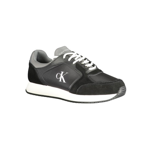 Zapatillas Calvin Klein de poliuretano negro para hombre