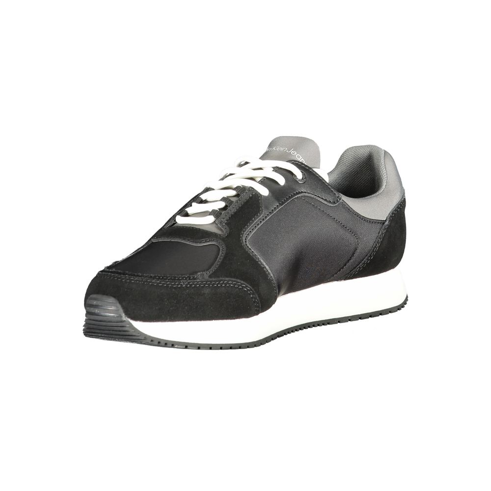 Zapatillas Calvin Klein de poliuretano negro para hombre