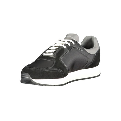 Zapatillas Calvin Klein de poliuretano negro para hombre