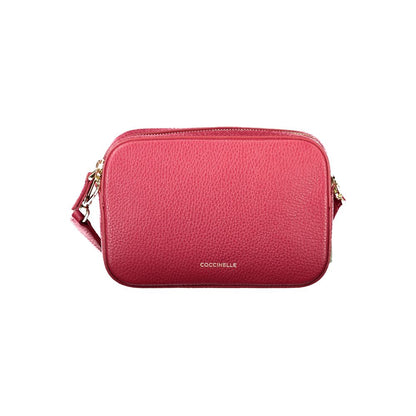 Bolso de mujer Coccinelle de cuero rojo