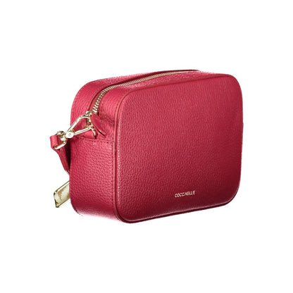 Bolso de mujer Coccinelle de cuero rojo