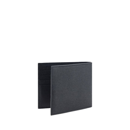 Cartera Ferragamo de piel de becerro negra Bos Taurus
