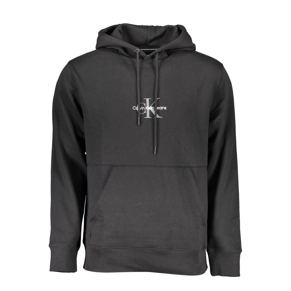 Sudadera de algodón negro para hombre Calvin Klein