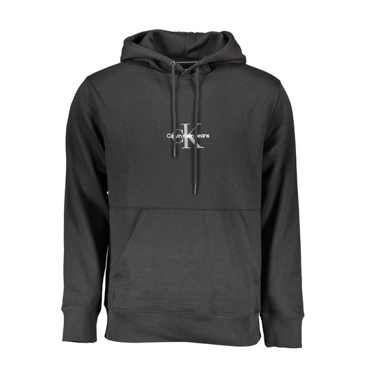 Sudadera de algodón negro para hombre Calvin Klein