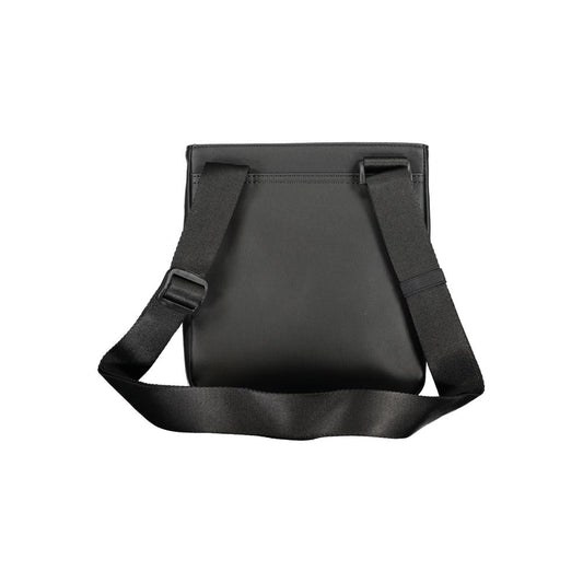 Bolso de hombro de poliuretano negro para hombre Tommy Hilfiger