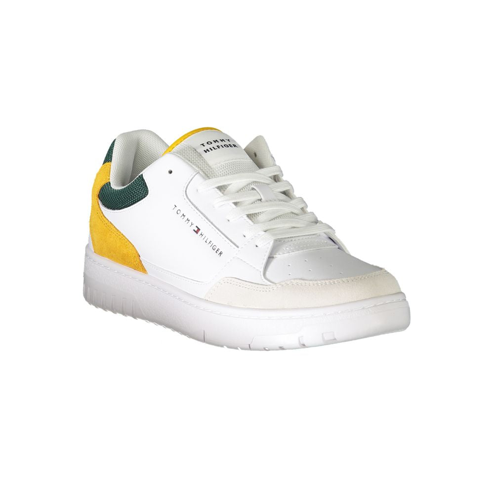 Tommy Hilfiger Zapatillas de Hombre de Cuero Bianco