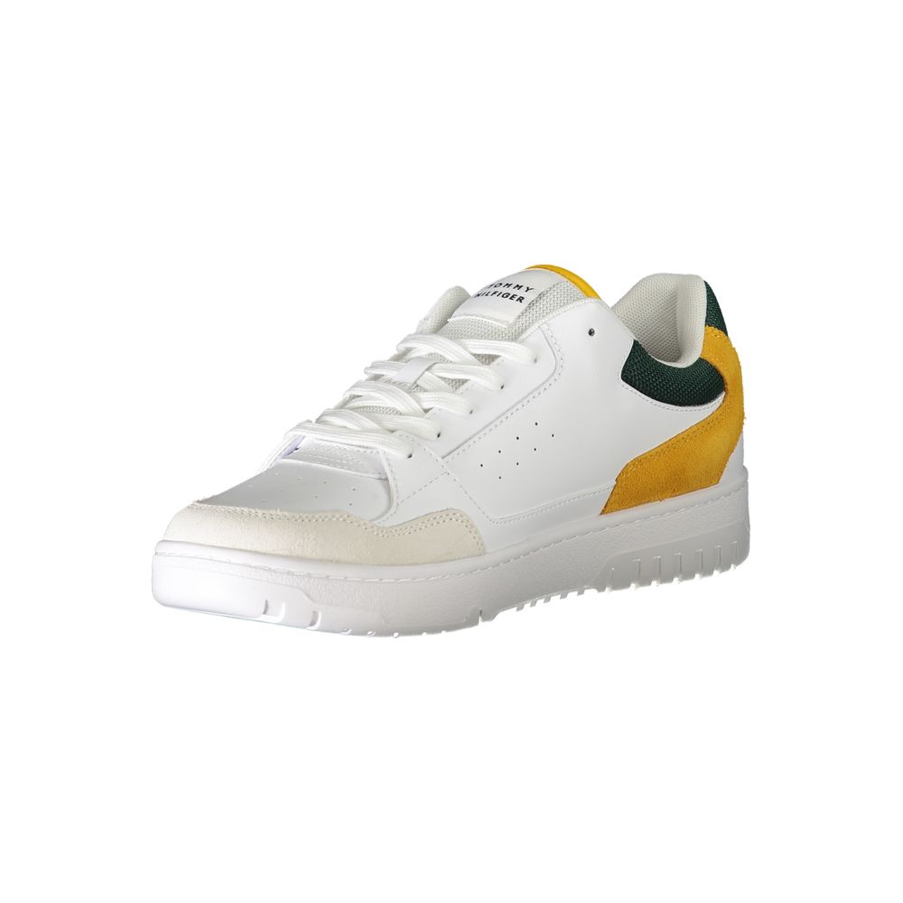 Tommy Hilfiger Zapatillas de Hombre de Cuero Bianco
