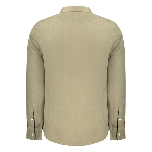 Camisa de Lino Verde Timberland para Hombre