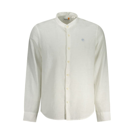 Camisa de lino blanco Timberland para hombre