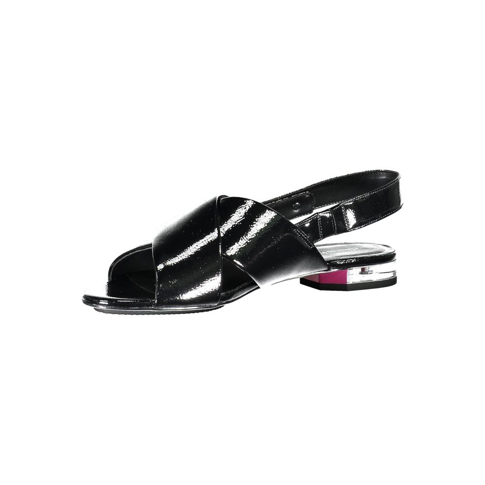 Calvin Klein Sandalia Nero Poliuretano para Mujer