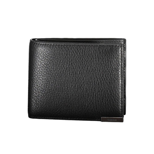 Calvin Klein Black Leather Men's Wallet