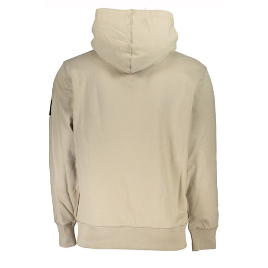 Sudadera Calvin Klein de algodón beige para hombre