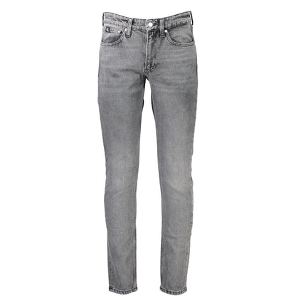 Vaquero Gris de Algodón Calvin Klein para Hombre