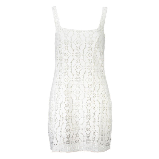 Vestido Desigual Bianco de poliéster para mujer