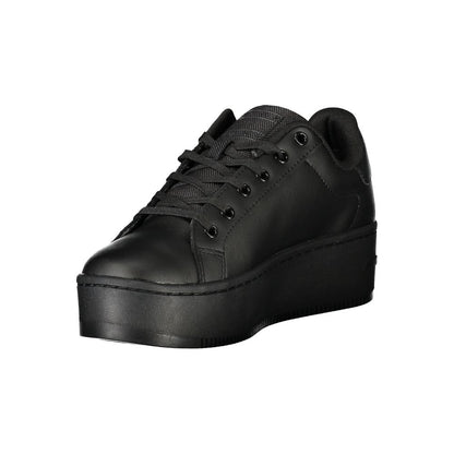 Zapatillas Tommy Hilfiger de poliuretano negras para mujer