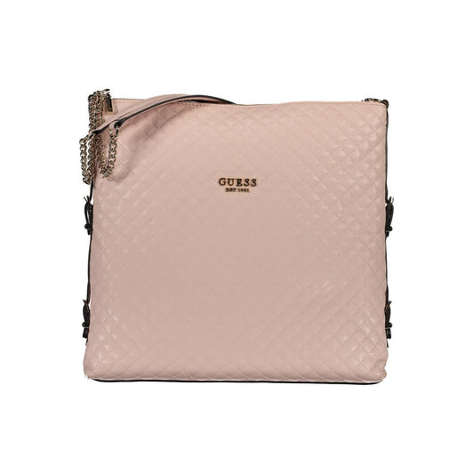 Bolso de mano Guess de poliuretano rosa para mujer