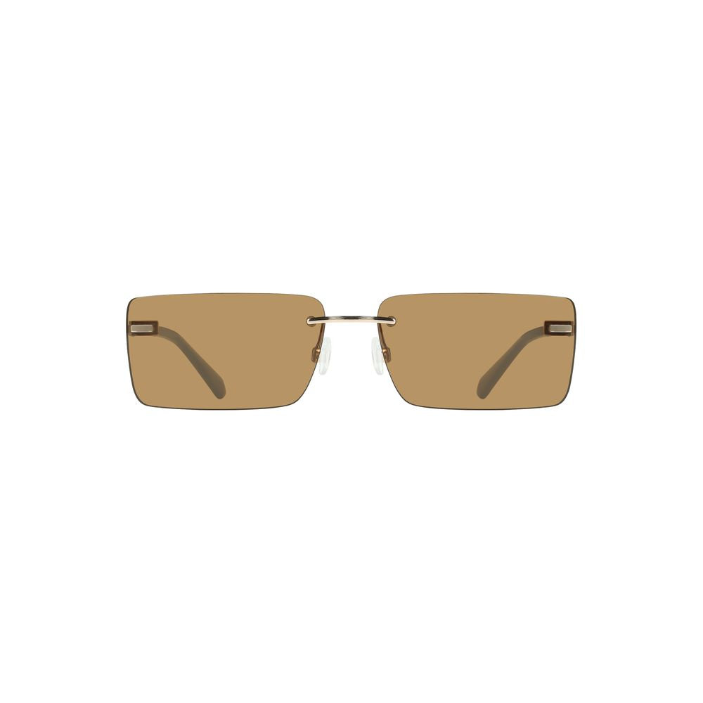 Gafas de sol Calvin Klein Beige Metal para mujer