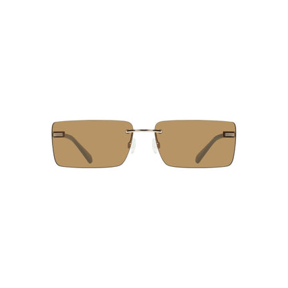 Gafas de sol Calvin Klein Beige Metal para mujer