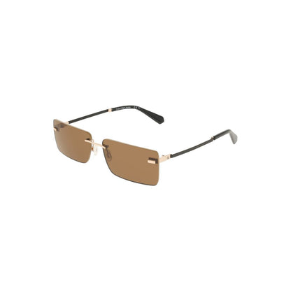 Gafas de sol Calvin Klein Beige Metal para mujer
