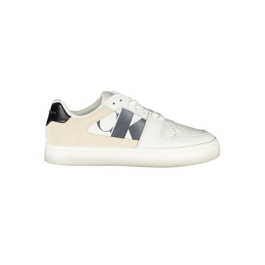 Zapatillas Calvin Klein de poliuretano blanco para mujer