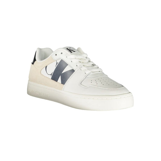 Zapatillas Calvin Klein de poliuretano blanco para mujer
