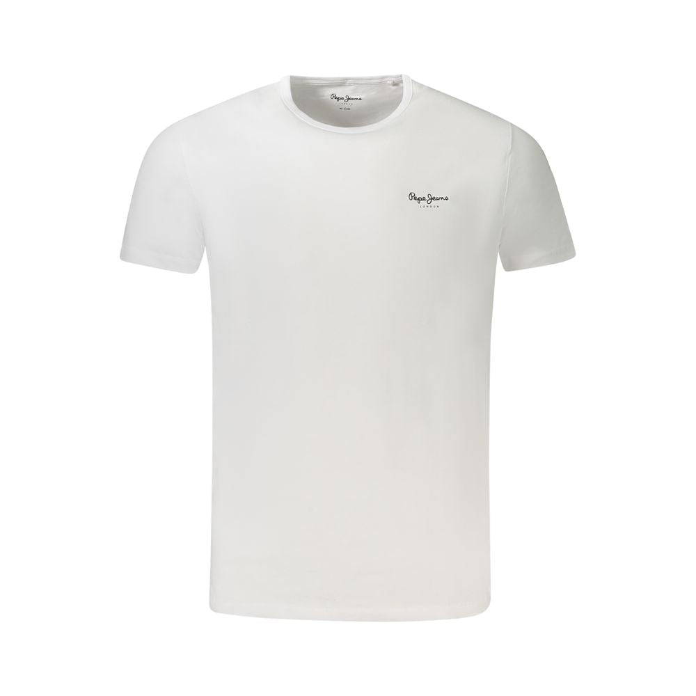 Camiseta de algodón para hombre Pepe Jeans Bianco