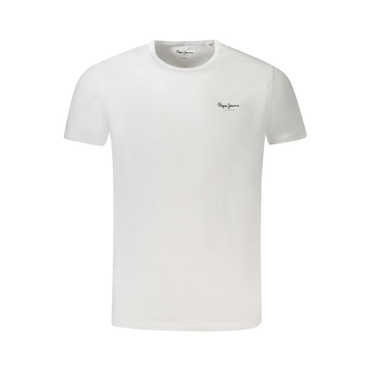 Camiseta de algodón para hombre Pepe Jeans Bianco