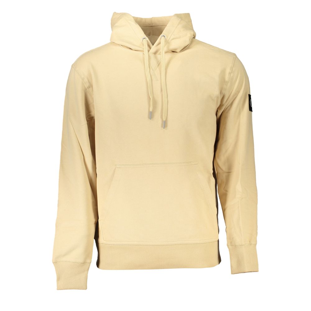 Sudadera Calvin Klein de algodón beige para hombre