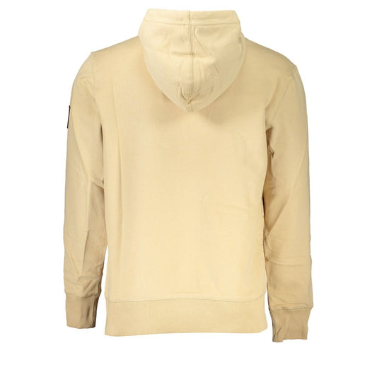 Sudadera Calvin Klein de algodón beige para hombre