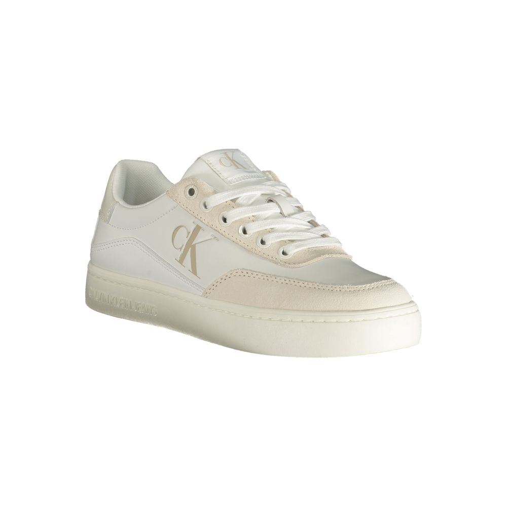 Zapatilla Calvin Klein Bianco de poliuretano para mujer