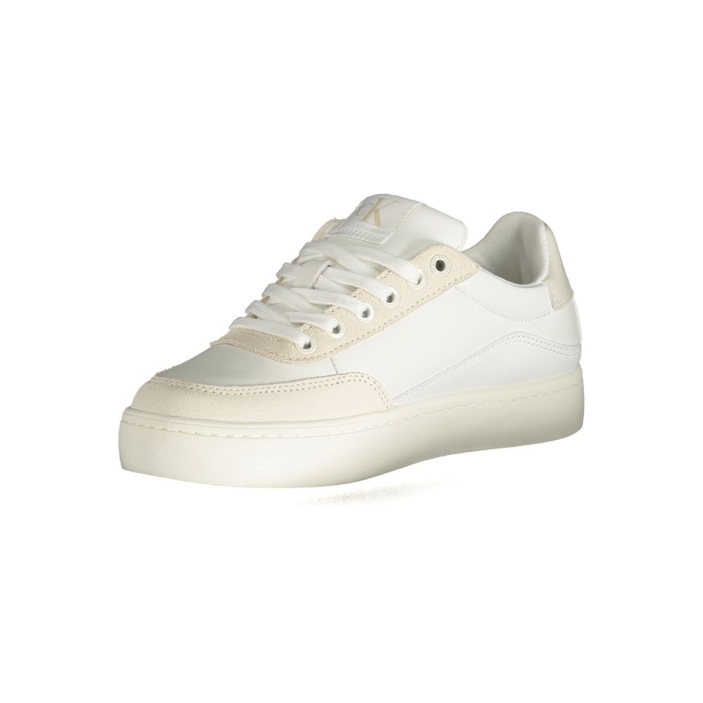 Zapatilla Calvin Klein Bianco de poliuretano para mujer