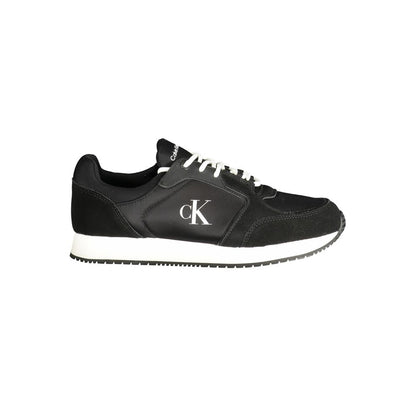 Zapatillas de hombre de poliuretano negras Calvin Klein