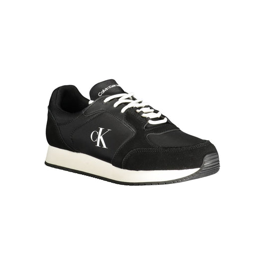 Zapatillas de hombre de poliuretano negras Calvin Klein