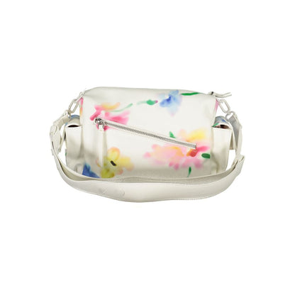 Bolso de Hombro Desigual Bianco de Poliuretano para Mujer