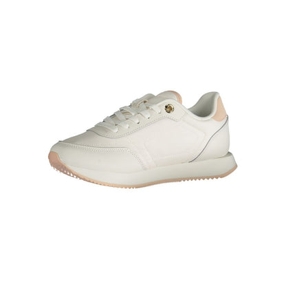 Zapatilla de Piel Blanca para Mujer Tommy Hilfiger