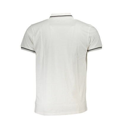 Polo de Algodón Blanco Cavalli Class para Hombre