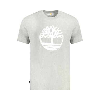 Timberland Camiseta de Algodón Gris para Hombre