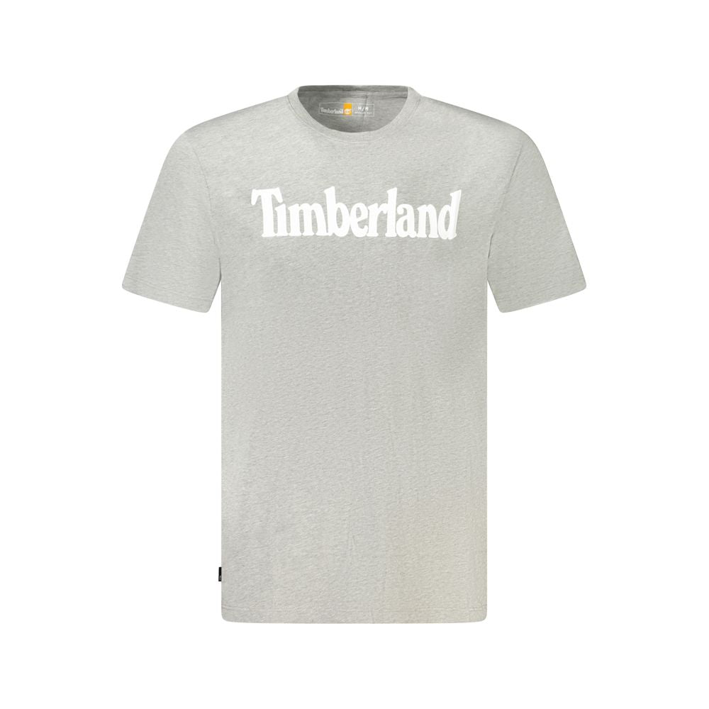 Camiseta de algodón gris para hombre Timberland