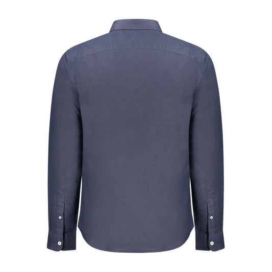 Camisa de lino azul para hombre Timberland