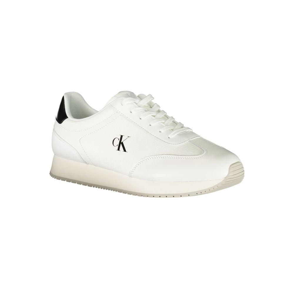 Zapatillas de Hombre Calvin Klein Bianco de Poliuretano