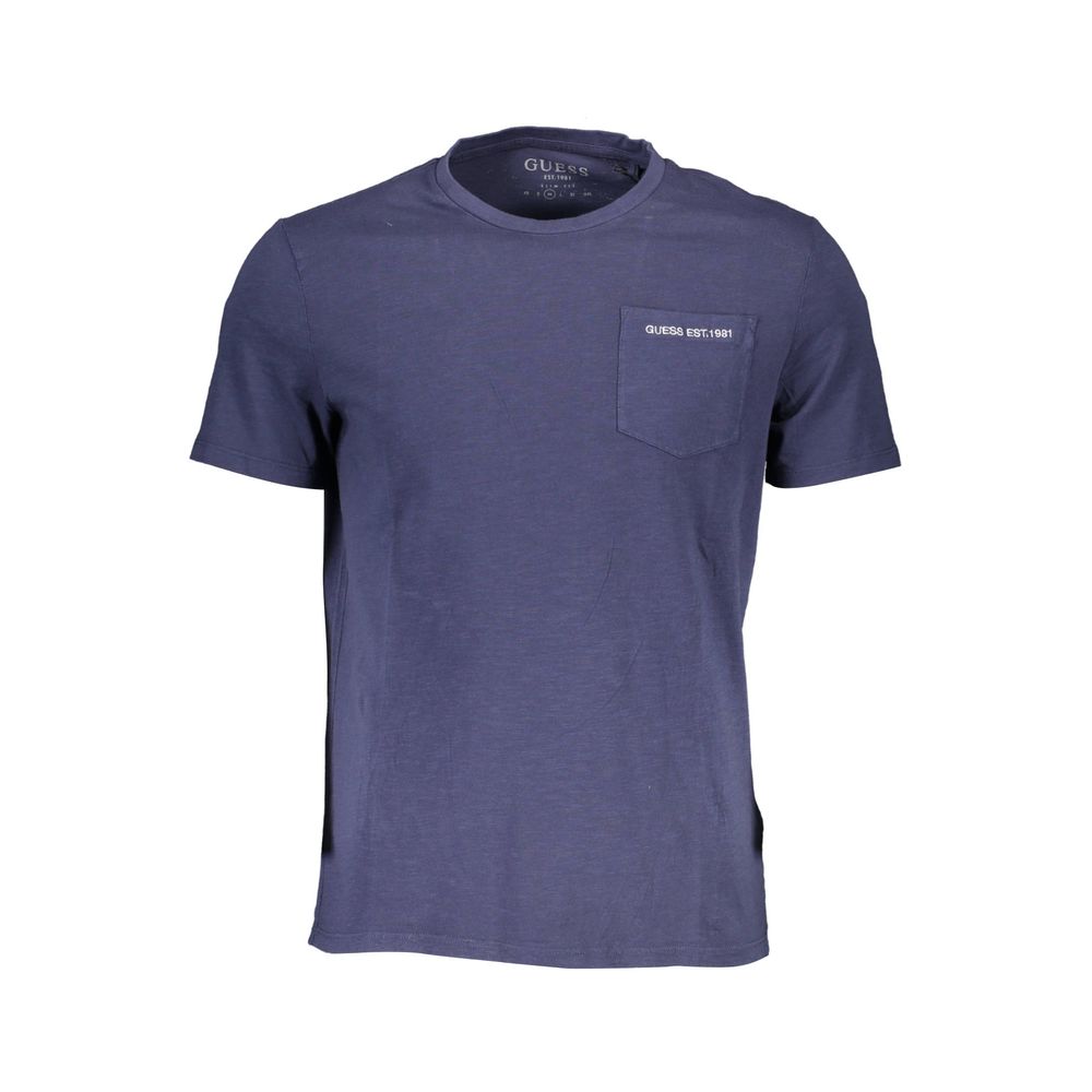 Camisa Guess para hombre de algodón orgánico azul