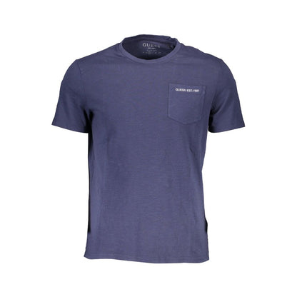 Camisa Guess para hombre de algodón orgánico azul