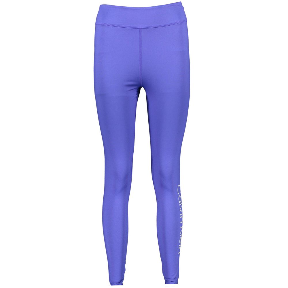 Calvin Klein Legging de poliéster azul para mujer