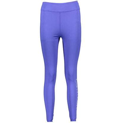 Calvin Klein Legging de poliéster azul para mujer