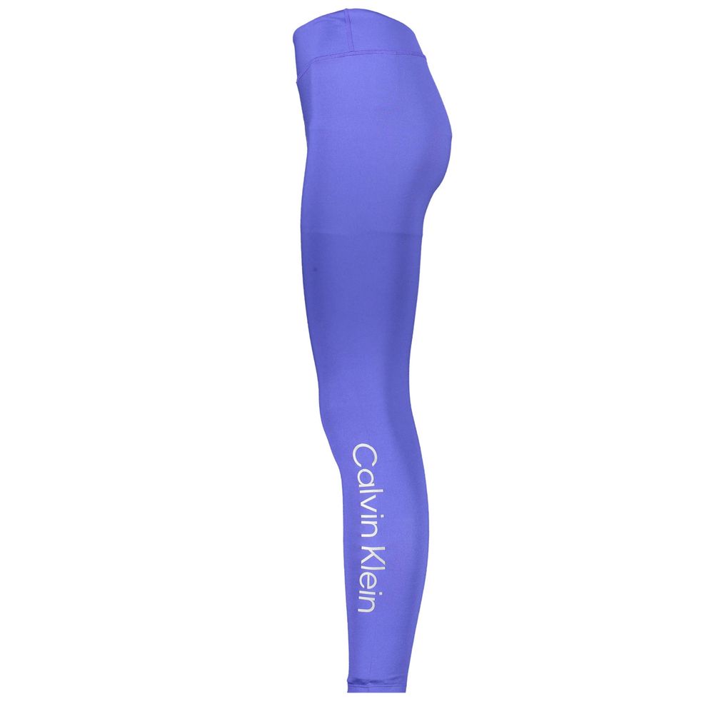 Calvin Klein Legging de poliéster azul para mujer