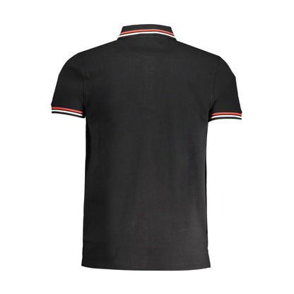 Polo de Algodón Negro para Hombre Cavalli Class