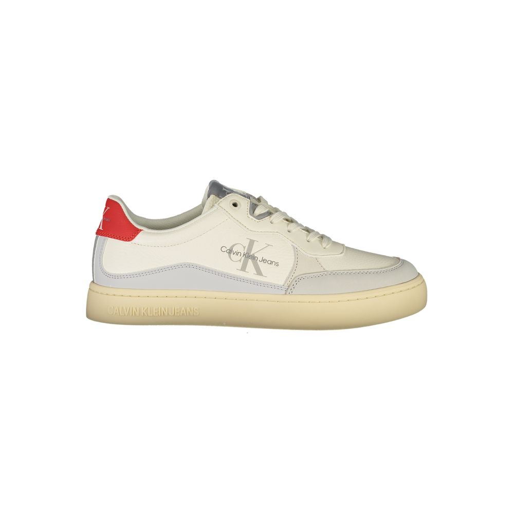 Calvin Klein Zapatilla Hombre Blanca Poliuretano
