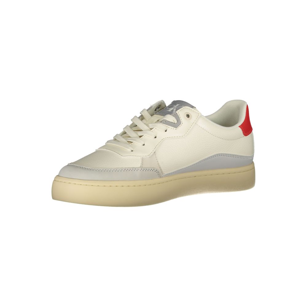 Calvin Klein Zapatilla Hombre Blanca Poliuretano