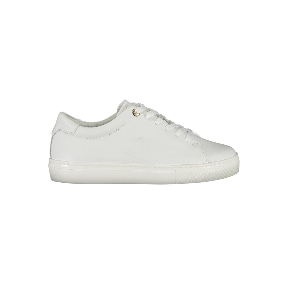 Zapatilla de Piel Blanca para Mujer Tommy Hilfiger